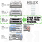 Toyota Hilux Mk7 (2011-15) Front Bumper Vent LED Light Kit