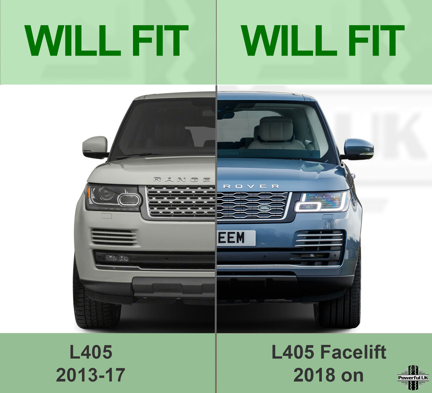 Genuine Front Mudflaps for Range Rover L405