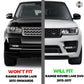 Genuine SVO Front Bumper Trim Surround & Fog Bezel kit for Range Rover L405 SVO