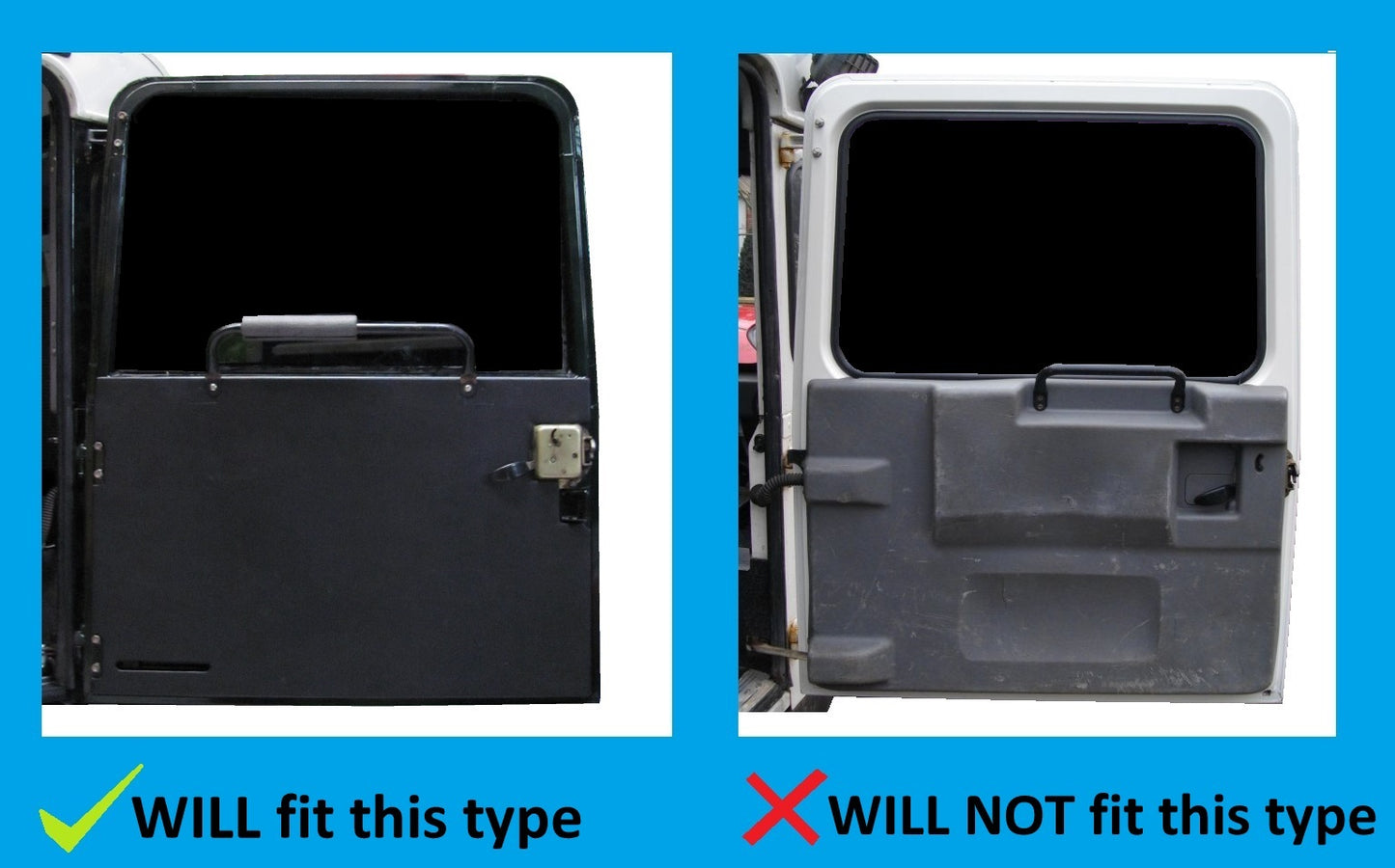 Rear Door Grab Handle - Tan - for Land Rover Defender