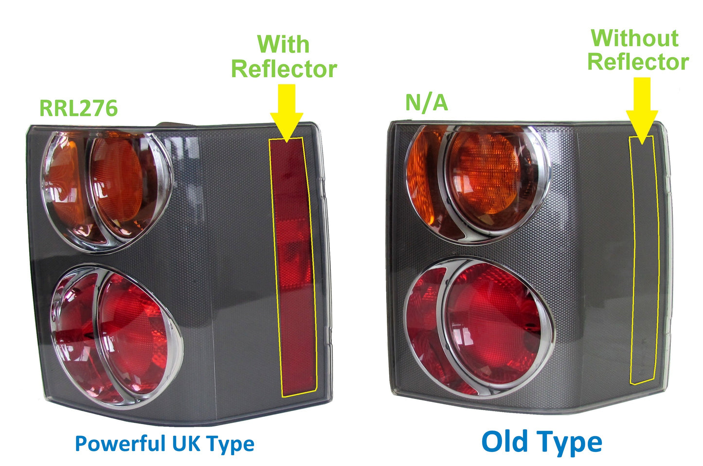 Rear Light Red/Orange for Range Rover L322 2002-05 - RIGHT RH